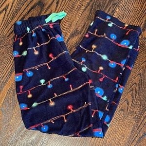 Christmas Lights Fleece Lounge Pants